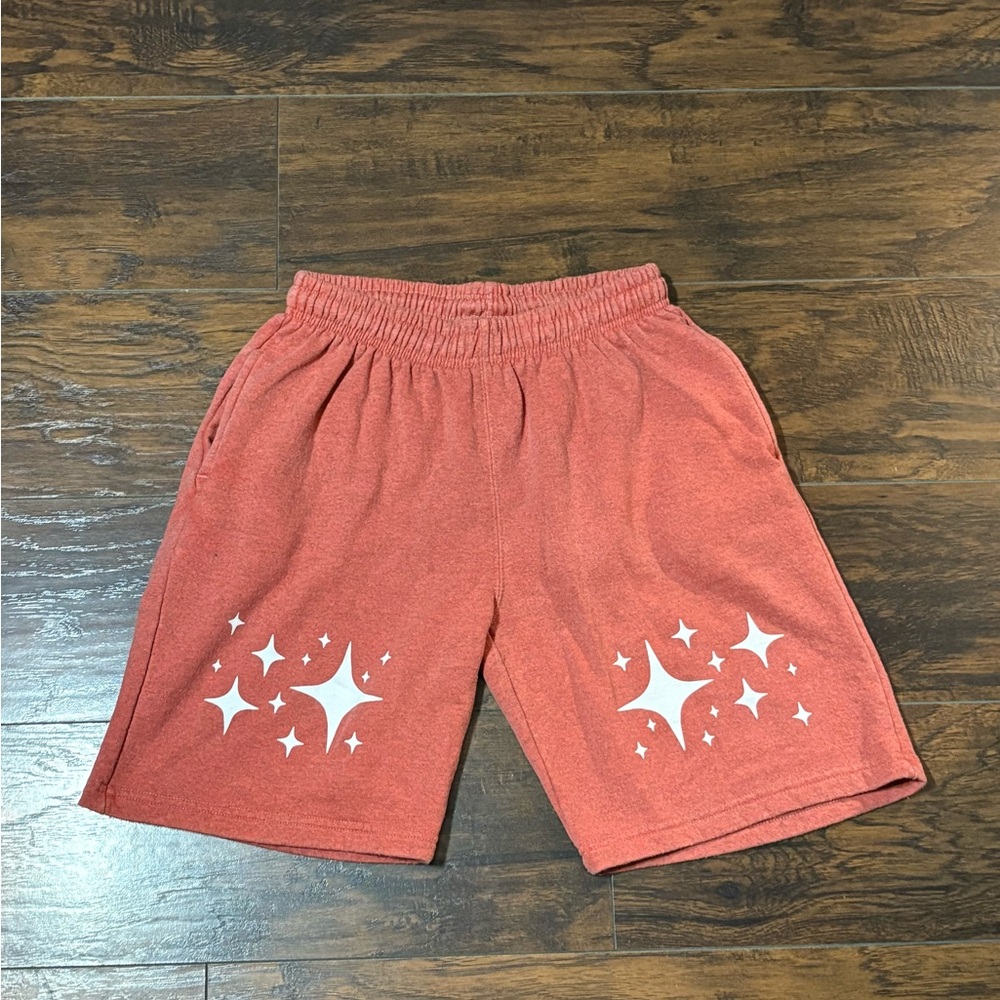 Boohoo Man Red Star Patterned Shorts